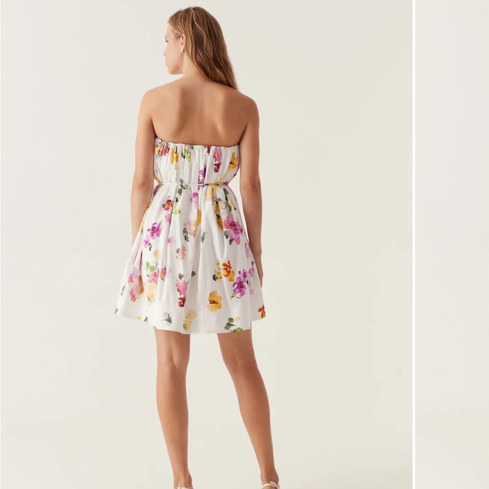 Aje Ayla strapless mini dress